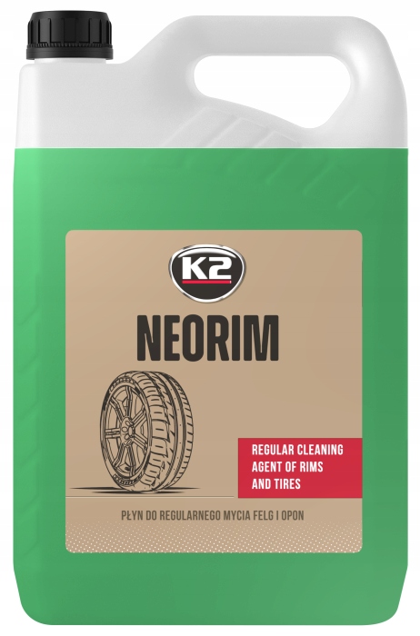 K2 Neorim Neonowy Zasadowy Płyn Do Mycia Czyszczenia Felg Opon 5L