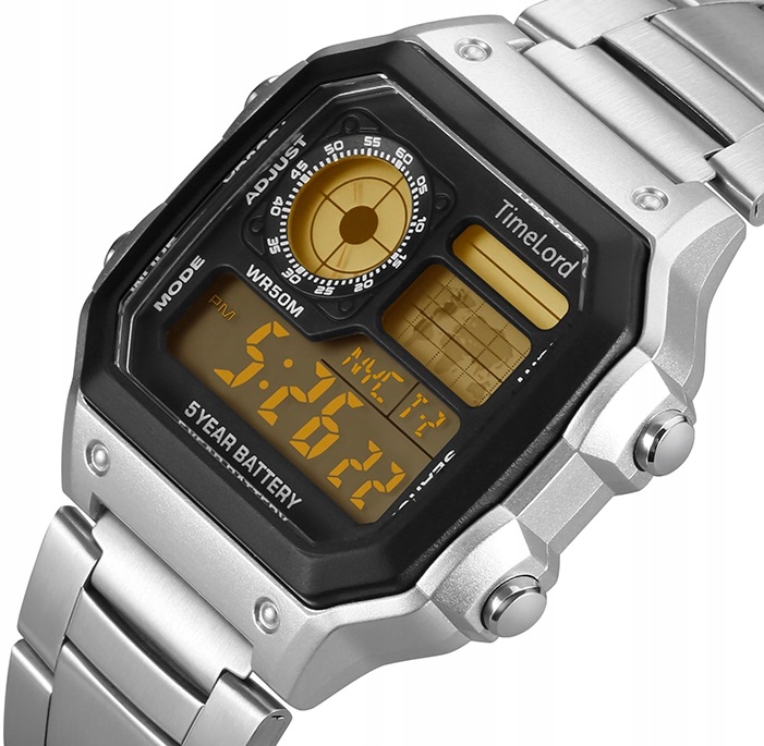 

Zegarek elektroniczny TimeLord 2 kolory The Best