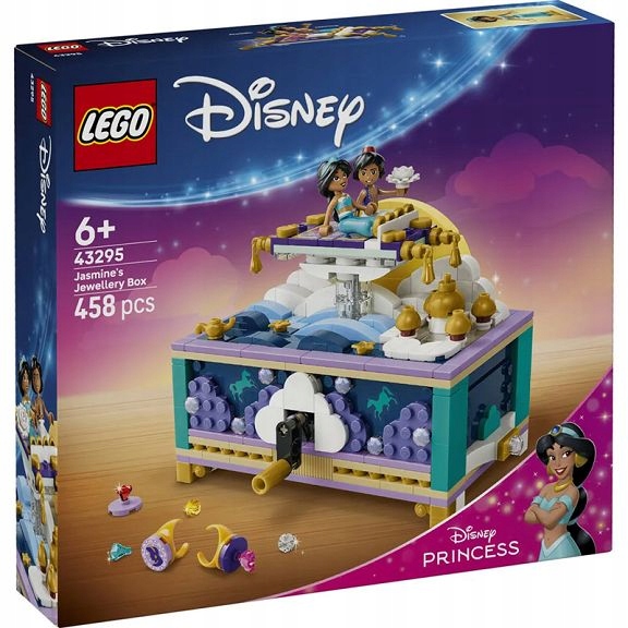 Lego Disney Princess Šperkovnice na bižuterii Jasmíny 43295