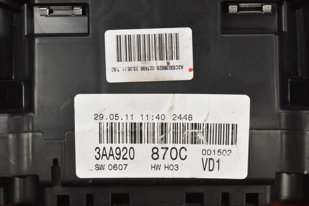 dials dials EU 3AA920870C VW PASSAT B6 2.0 FSI 150 KM 05-10