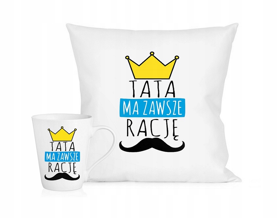 

Zestaw dla Taty Poduszka 40x40 Kubek 300