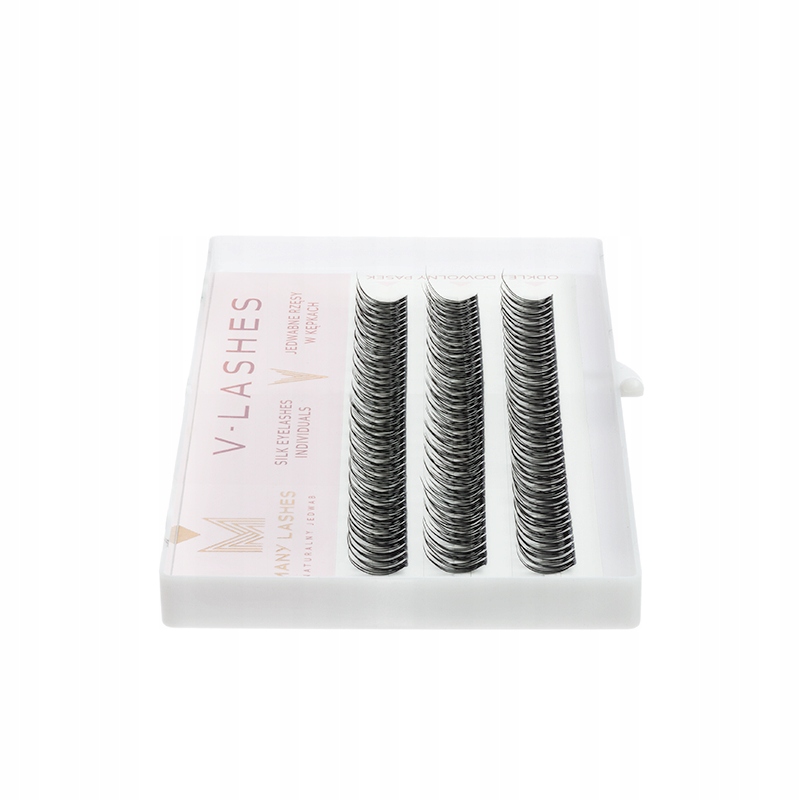 Rzęsy kępki do makijażu V-Lashes 0,10 C 11 mm Marka ManyBeauty