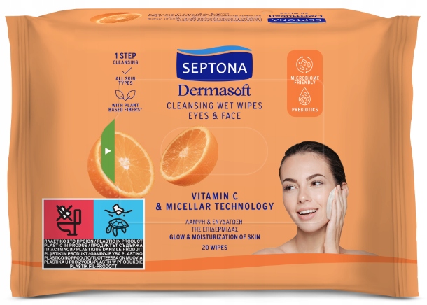 

Septona Dermasoft chusteczki z witamina C 20 szt.