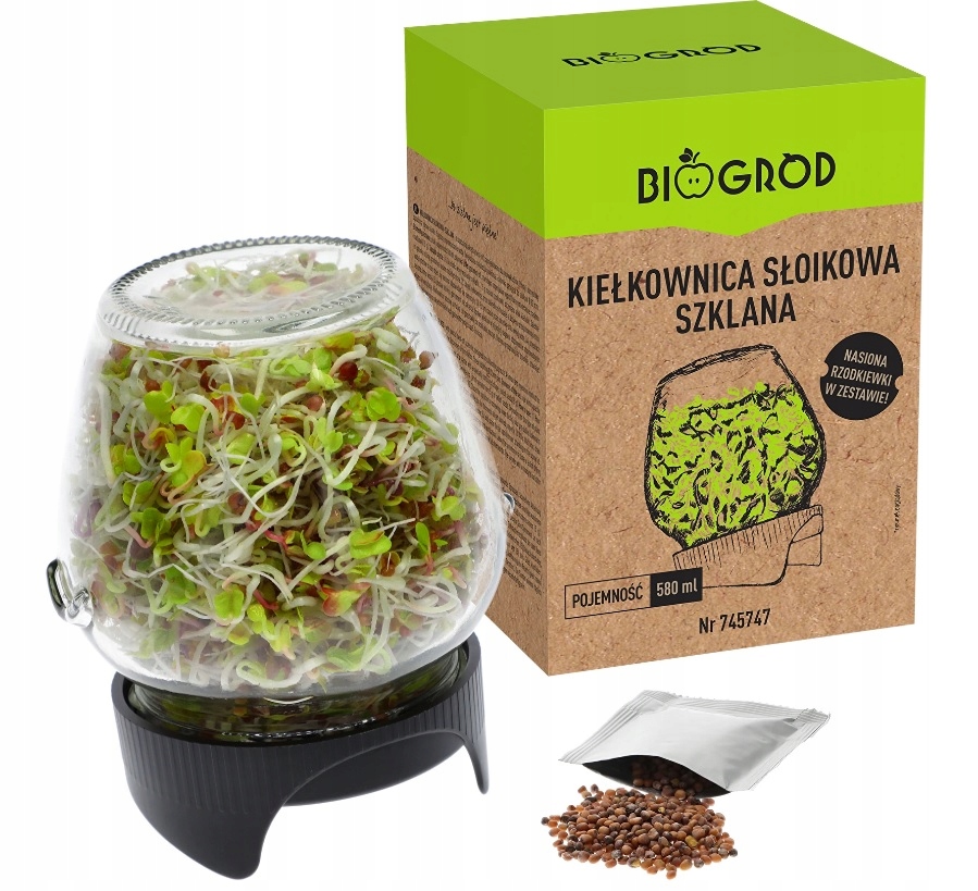 KIEŁKOWNICA SŁOIKOWA TWIST-OFF BROWIN