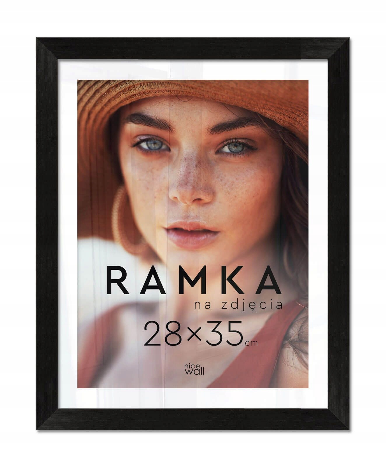 

Czarna Ramka na zdjęcia 28x35 cm Rama 35x28 cm