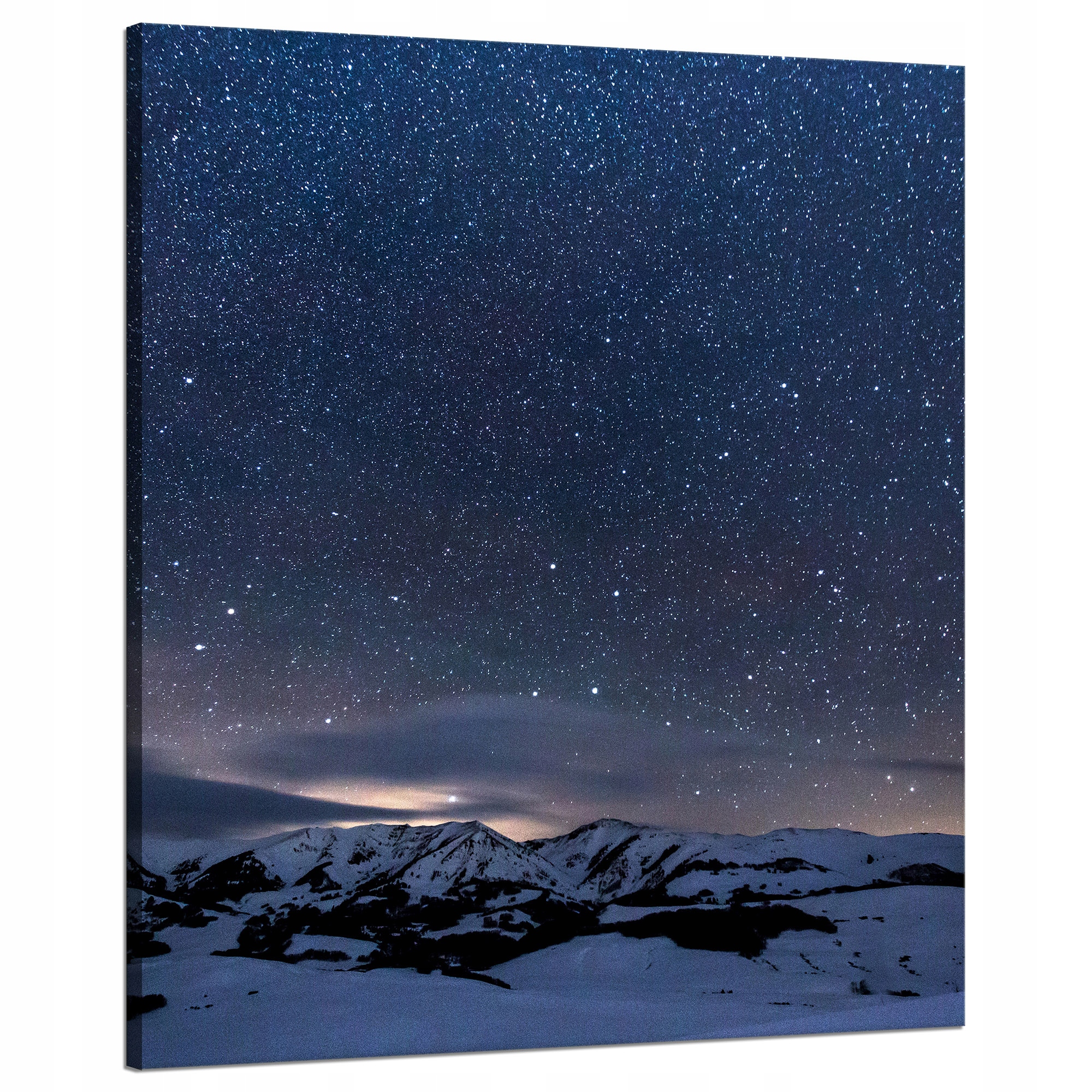 Obraz na plátně Vesmír Příroda Hory ve Sněhu Příroda Astronomie 80x100