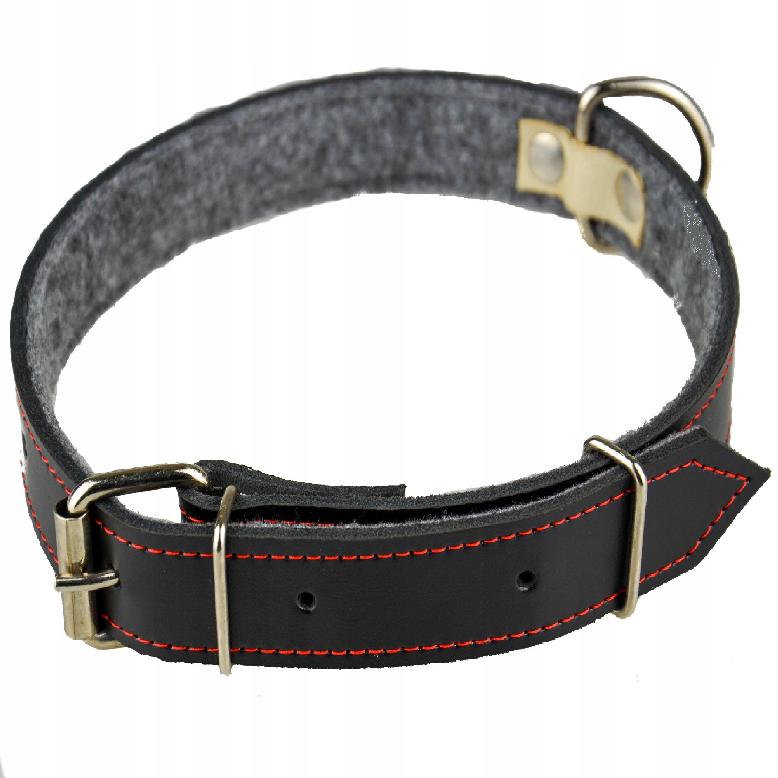 

Obroża dla psa skórzana duża regulowana 40-60cm 70