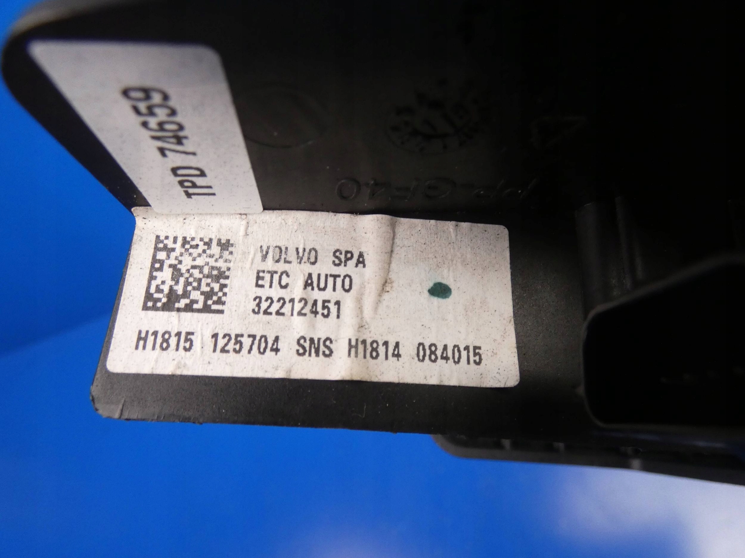 VOLVO V60 II S60 III accelerator pedal potentiometer GAZ