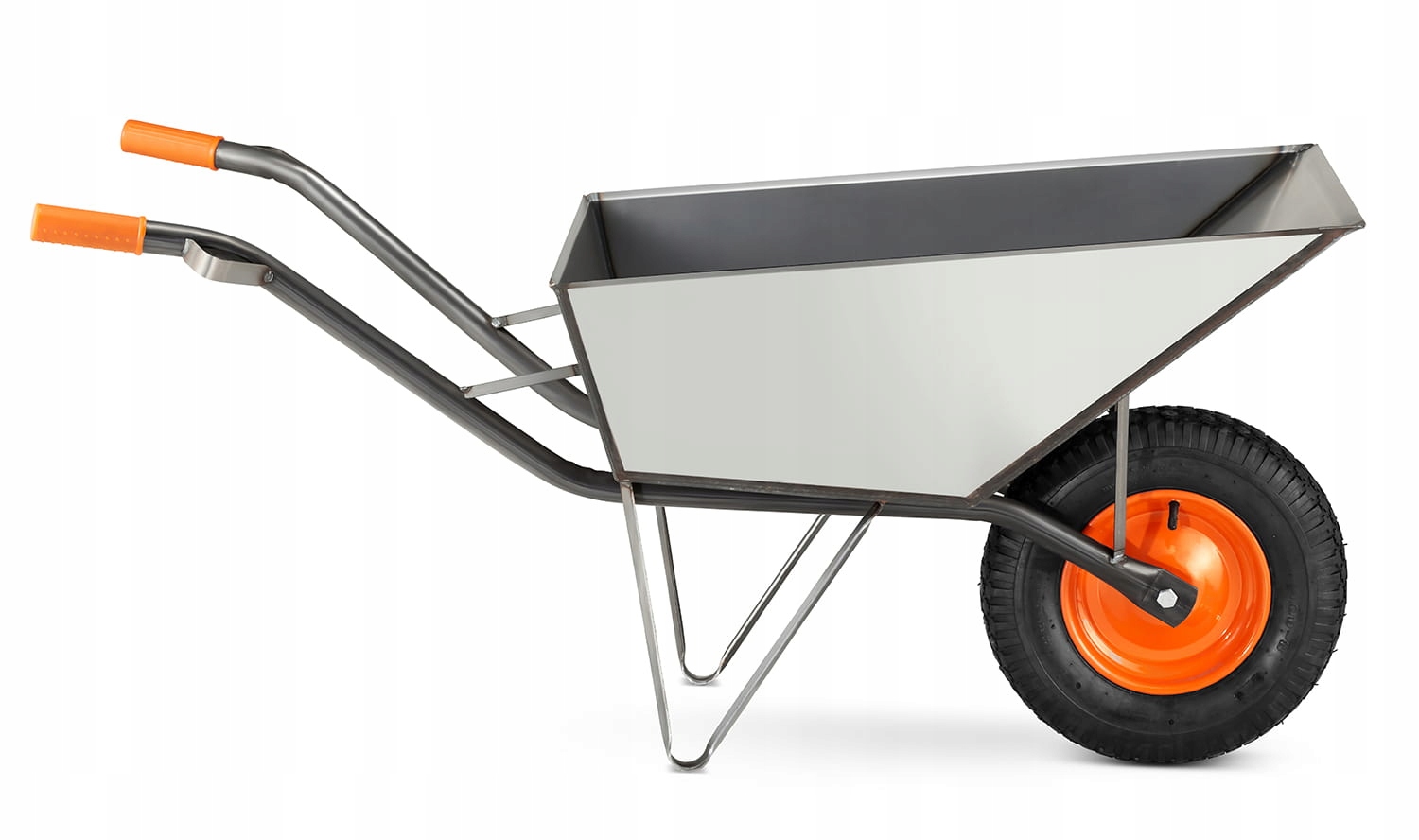 TACZKA OGRODOWA METALOWA BUDOWLANA SPAWANA STALOWA HIGHER 120L 210 kg MOCNA Rodzaj taczka