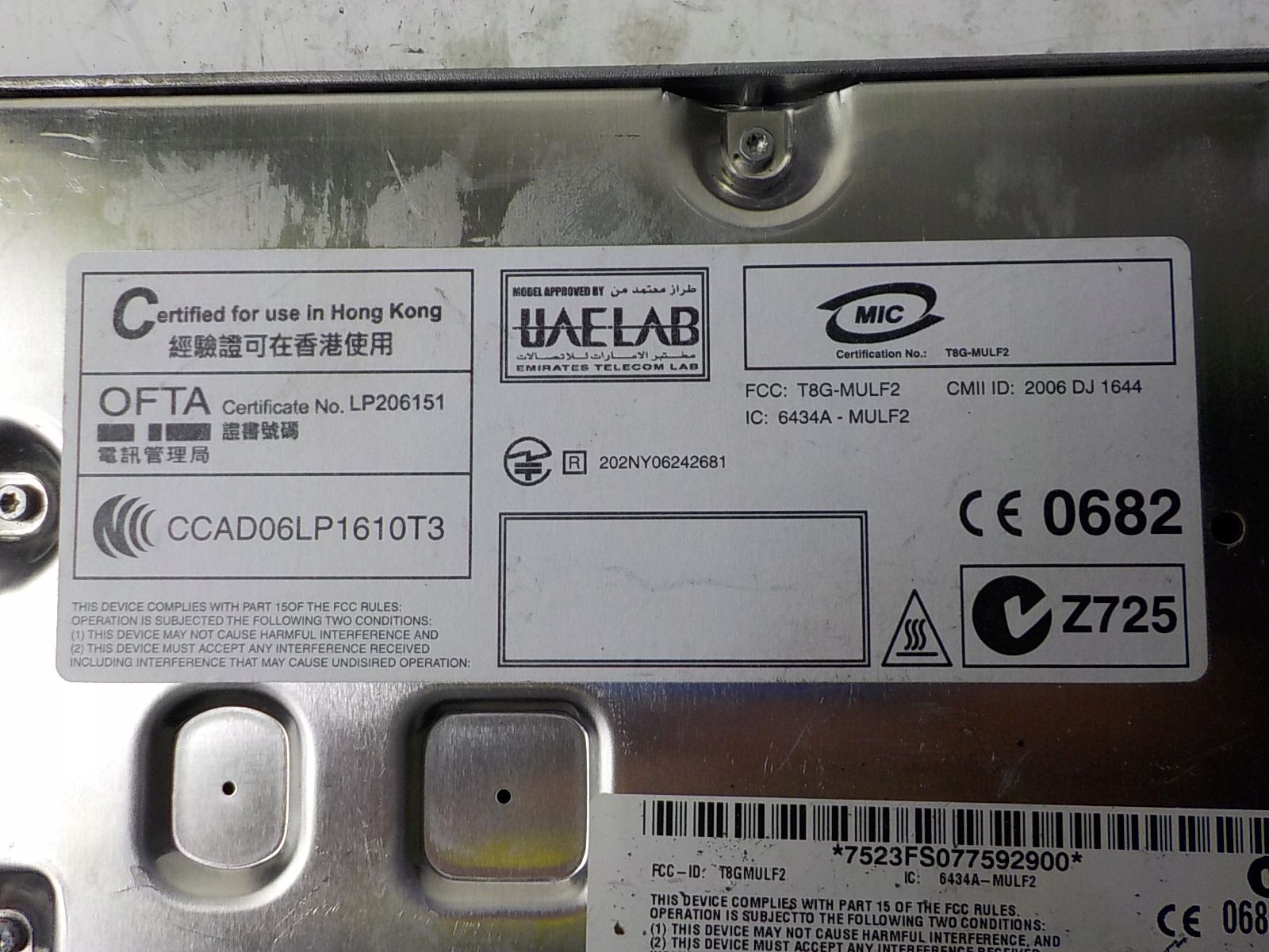 BMW 1 E87 modul BLUETOOTH 6434A-MULF2 T8G-MULF2