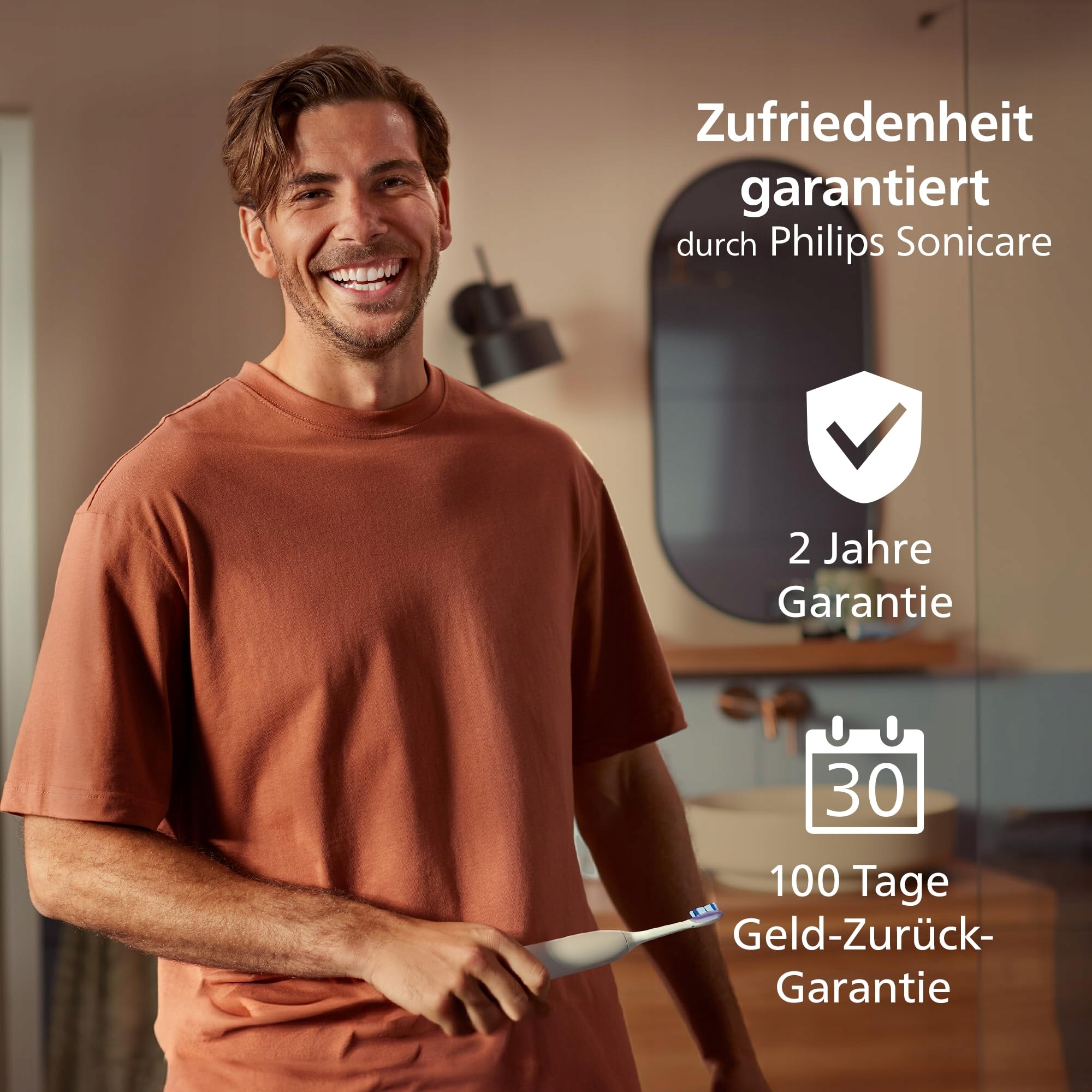PHILIPS SONICARE 5500 Szczoteczka Soniczna 2 Tryby Kontroli Nacisku 2sztuki — miniatura 8