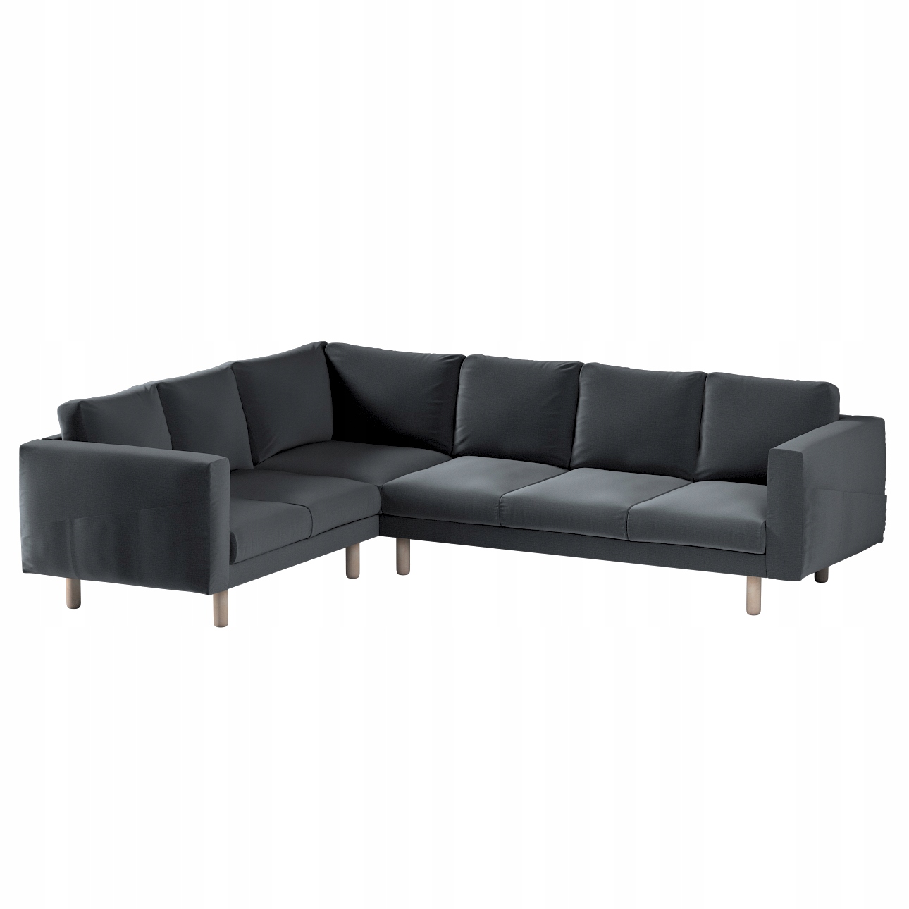 Dekoria potah na rohovou pohovku Norsborg pro 5 osob Ikea šedý