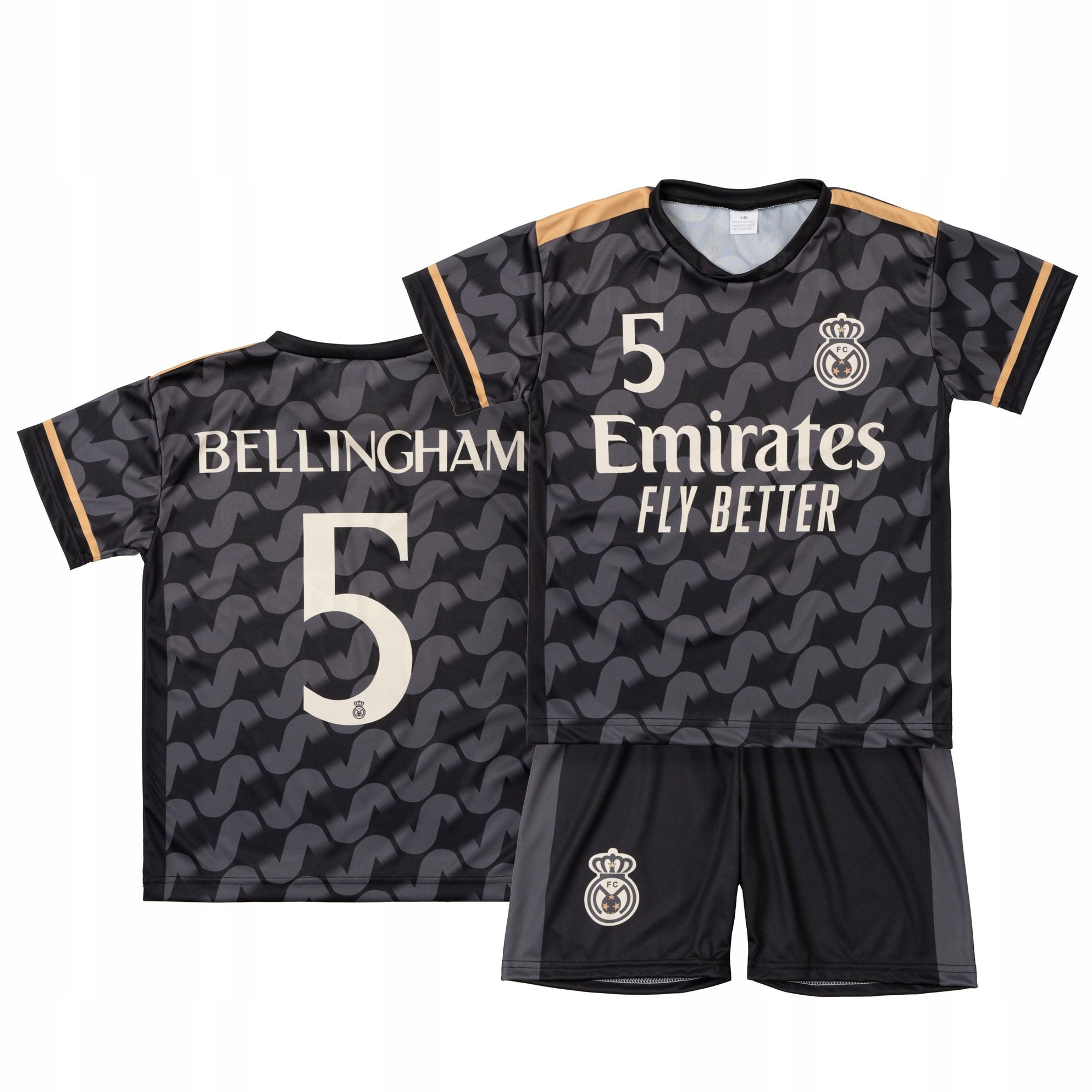 Strój komplet piłkarski Bellingham Real Madryt 5 rozm. 122