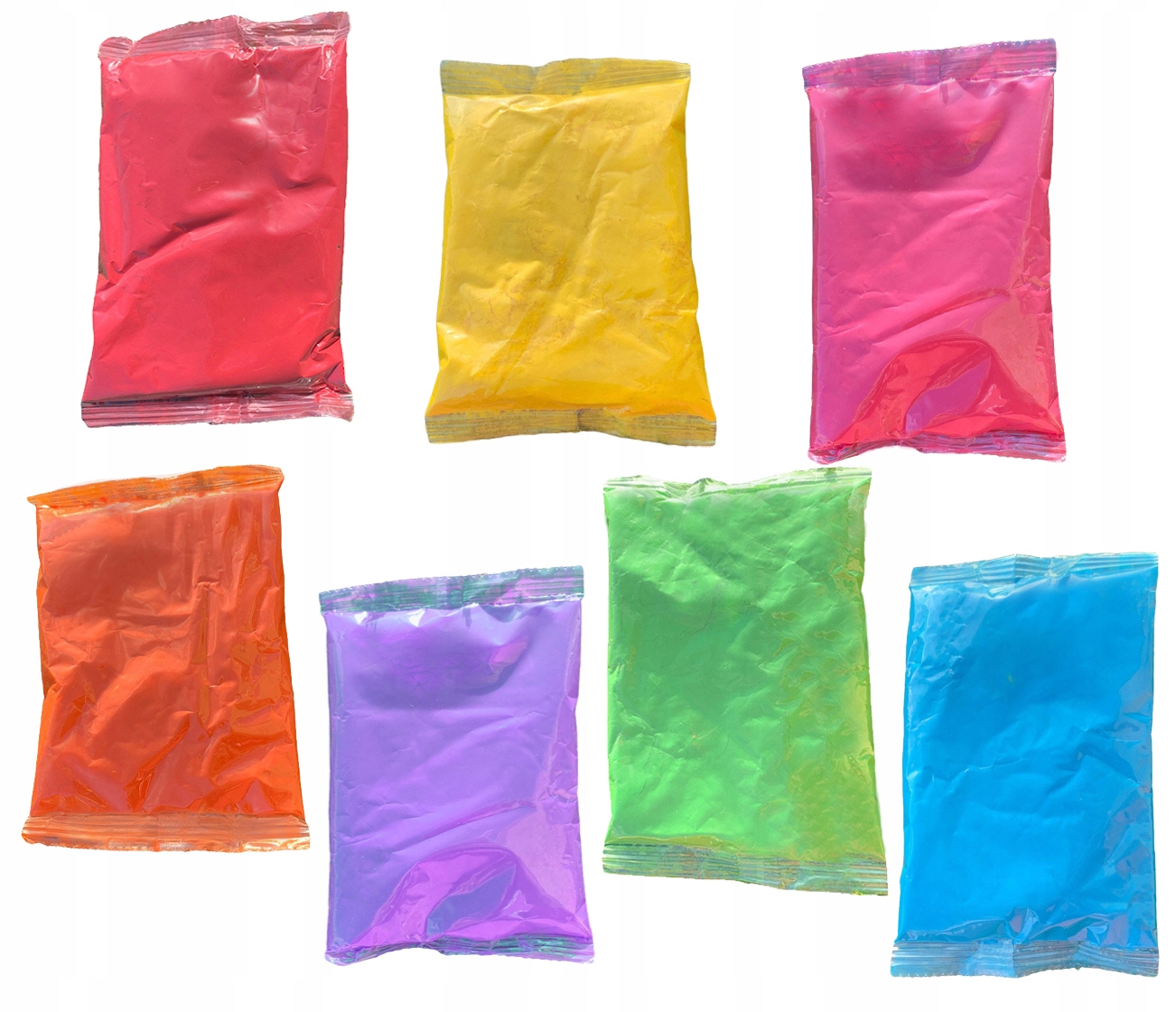 

Kolorowy Proszek Holi Festiwal Kolorów Puder 7szt.