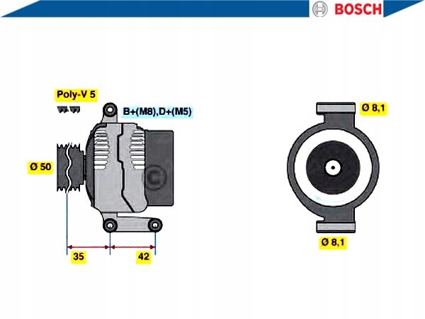 ALTERNATOR [BOSCH] Producent części Bosch