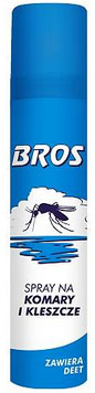 

Spray na komary i kleszcze Bros 90ml