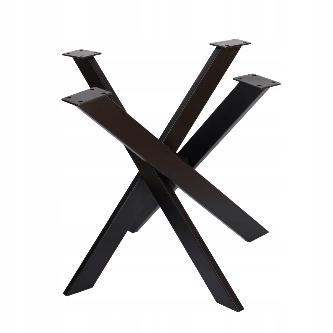 Kovová Noha Na Stôl Loft Stôl Nožička Stolík Čierna Industriálny Pavúk