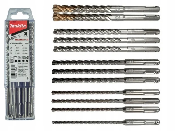 Makita Sada Vrtáků Sds+ 12 Ks Nemesis 2 E-14912