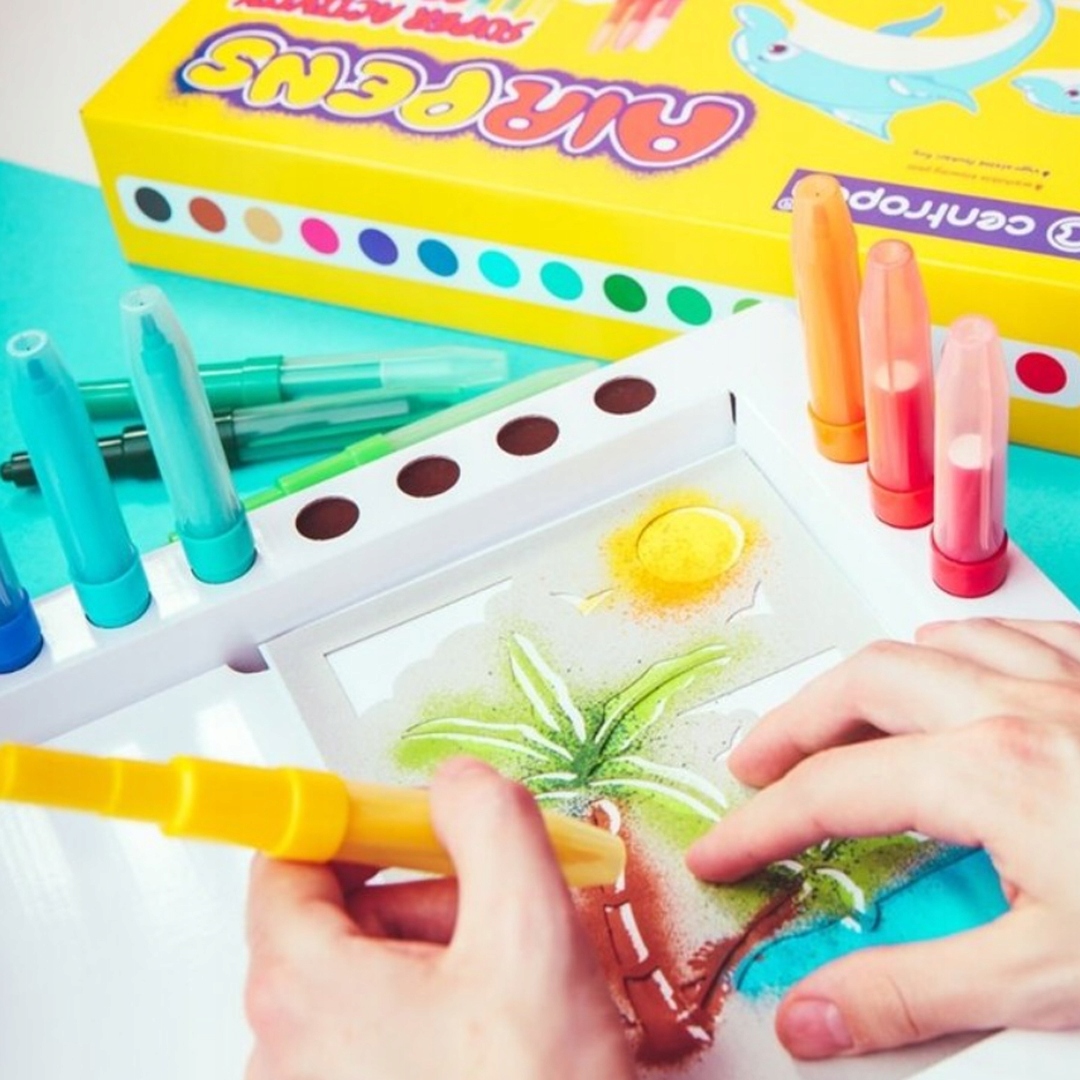 Centropen Airpens Rainbow Colours 1500/10, 4 szblony Bohater brak