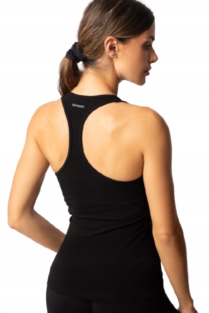 Spaio Damska Koszulka Bez Rękawów Tank Top Adapt czarna S
