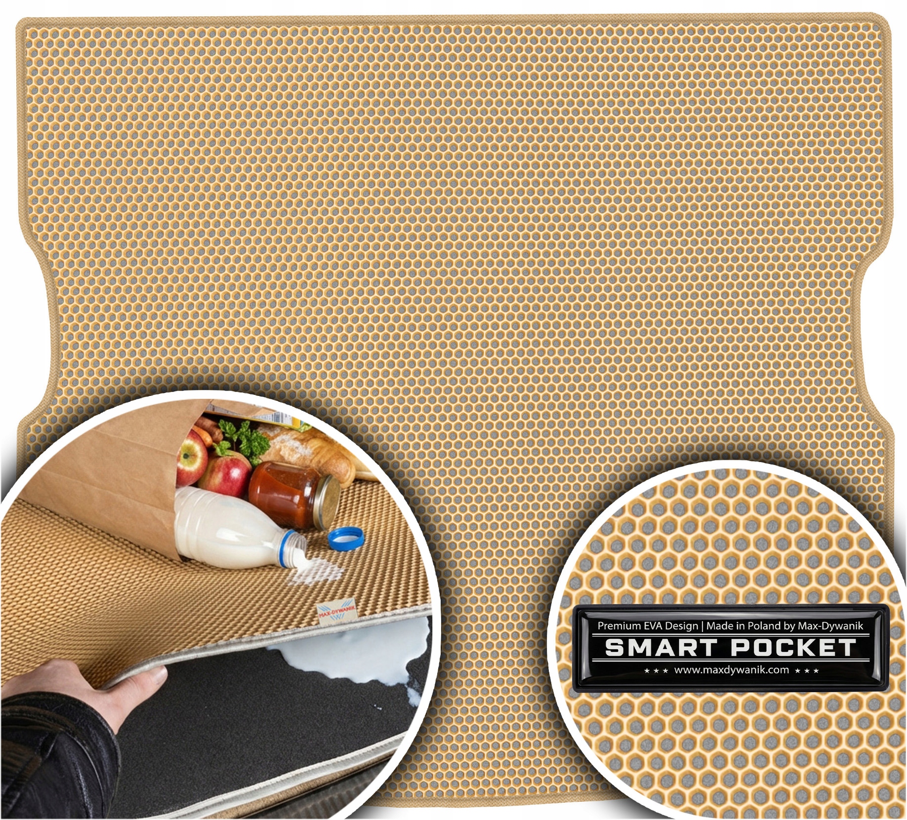 SsangYong Kyron Suv 2005-2014 Vložka do batožinového priestoru Eva Smart Pocket Béžová