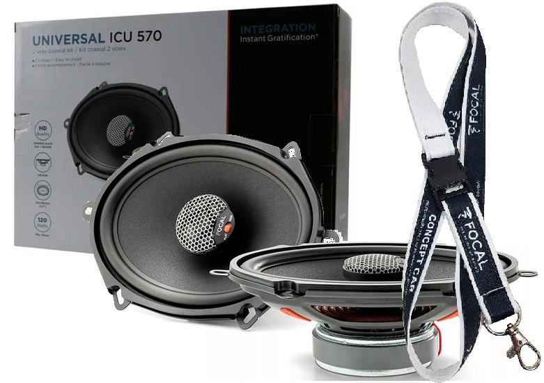 FOCAL INTEGRATION ICU 570 / GŁOŚNIKI SAMOCHODOWE DWUDROŻNE / 140W