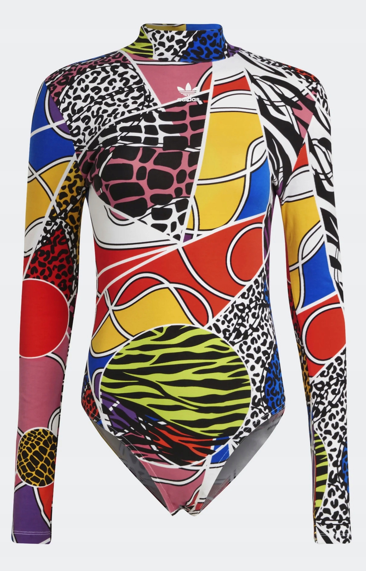 BODY MŁODZIEŻOWE SPORTOWE DAMSKIE Z DŁUGIM RĘKAWEM ADIDAS RICH MNISI 38 Kolor wielokolorowy