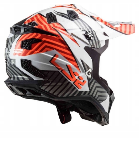 KASK LS2 MX700 SUBVERTER EVO ASTRO WHITE ORANG S Typ Cross / Enduro