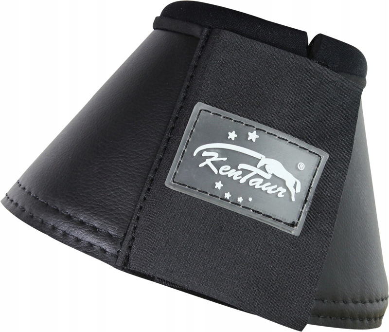 Kalošky pro koně Kentaur Plastic Leather neopren syntetické černé M