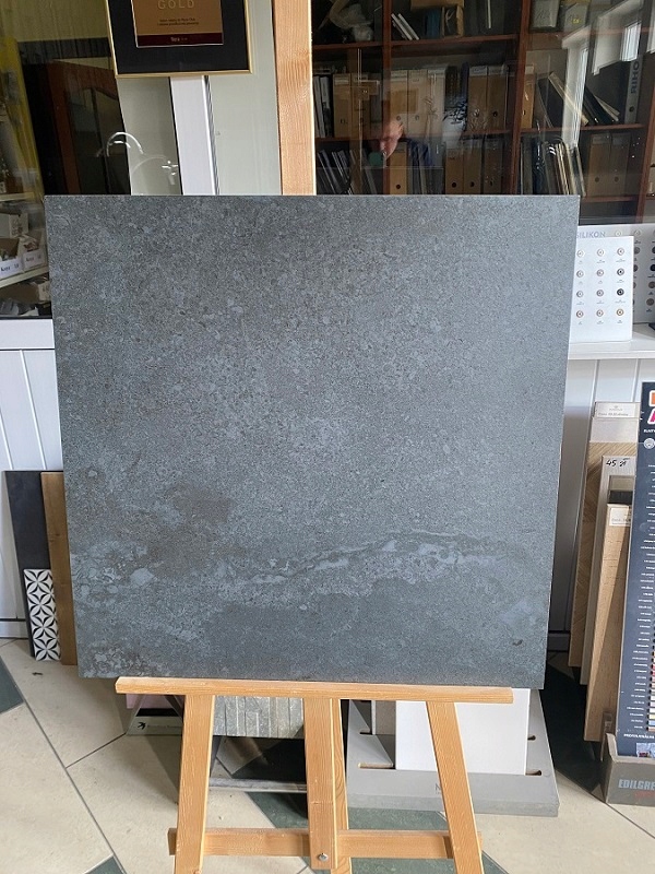 CIEMNE PŁYTKI GRES 60X60 ANTRACYT GRAFIT BETON
