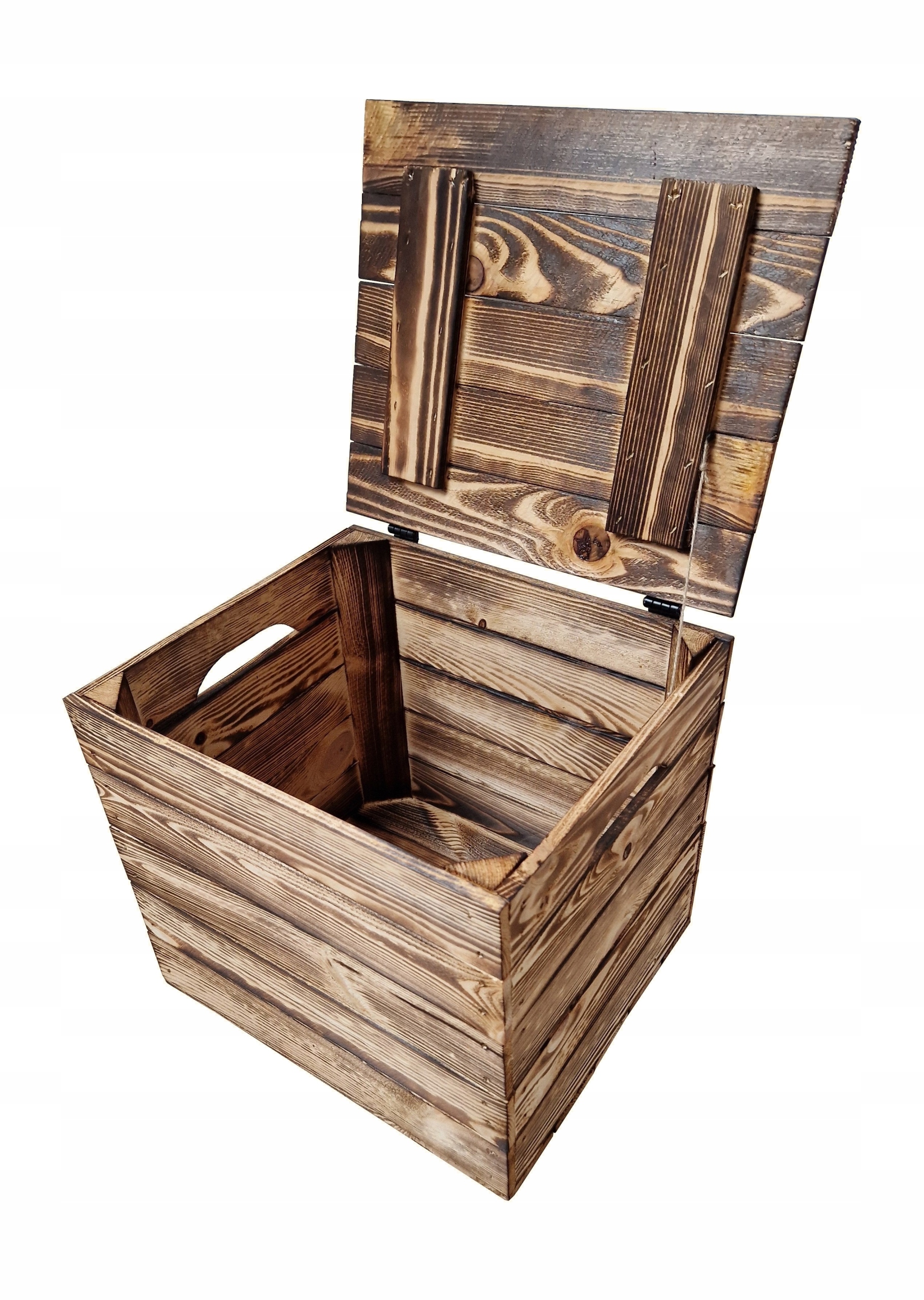 Skříňka S Víkem, Dřevěná Opálová Krabička S Víkem, Kufr S Úchytkami