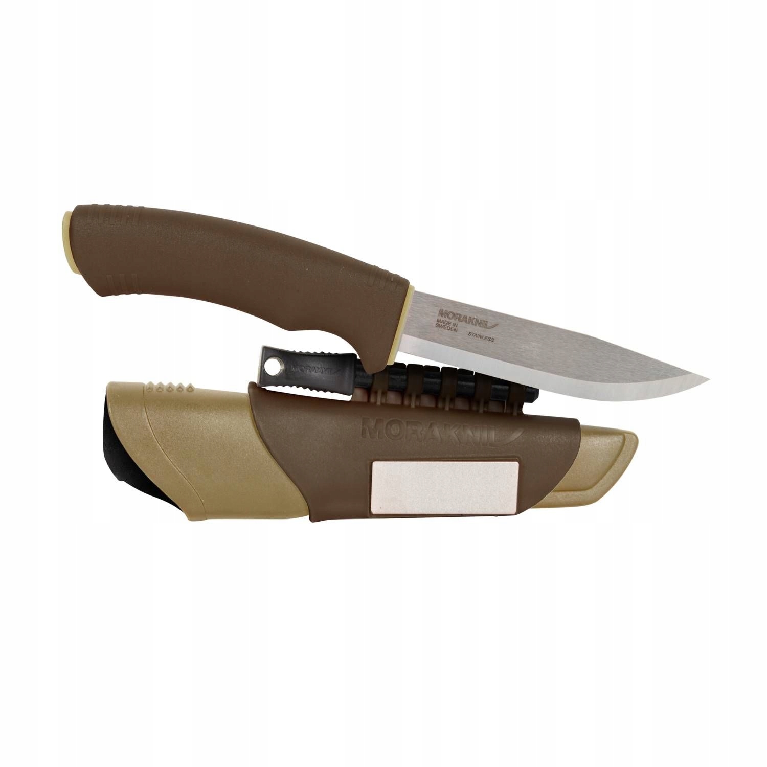 Nůž bushcraft survival mora Nerezová Ocel Sand