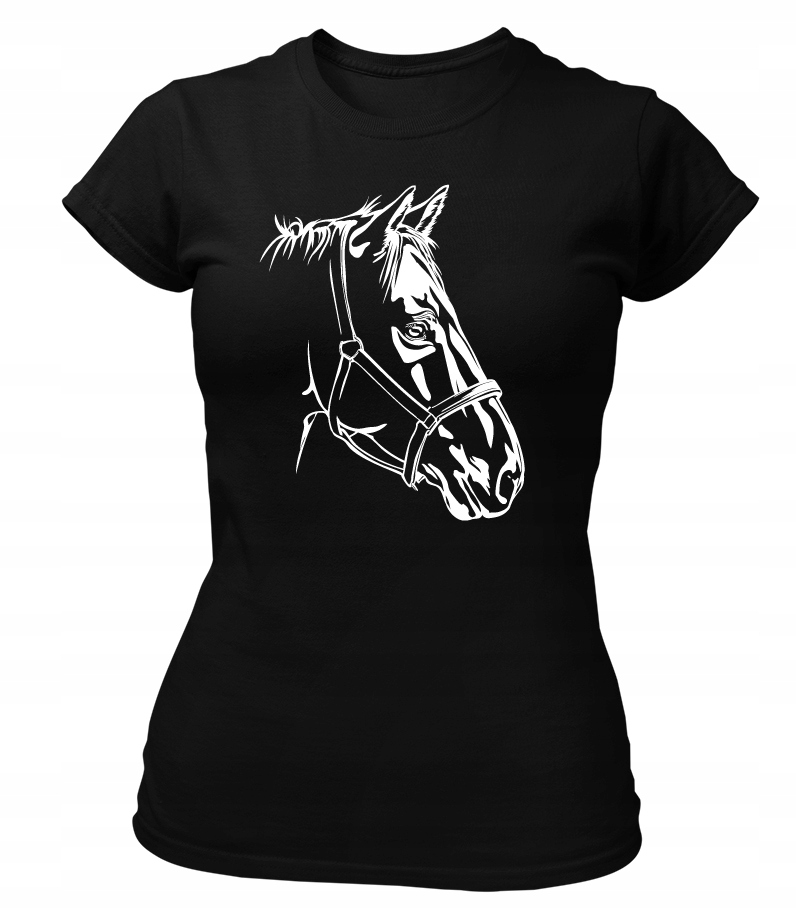 

Koszulka damska T-shirt z nadrukiem Koń