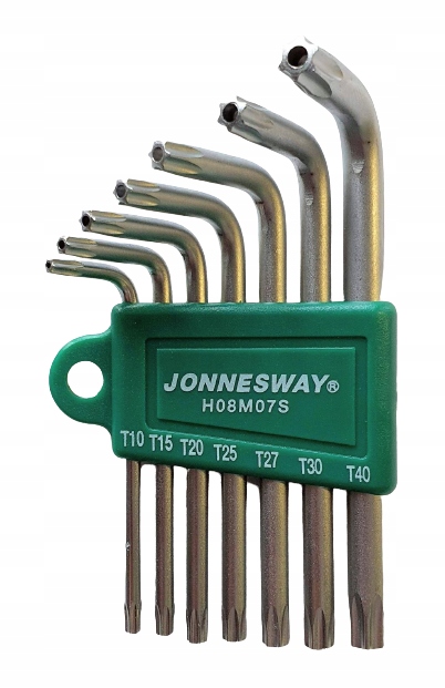 

Klucze Torx z otworem T10-T40 7szt. Jonnesway