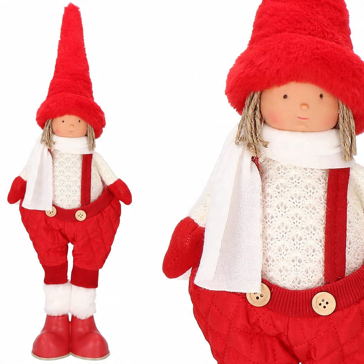 

Figurka Świąteczna Laleczka Stojąca 52CM
