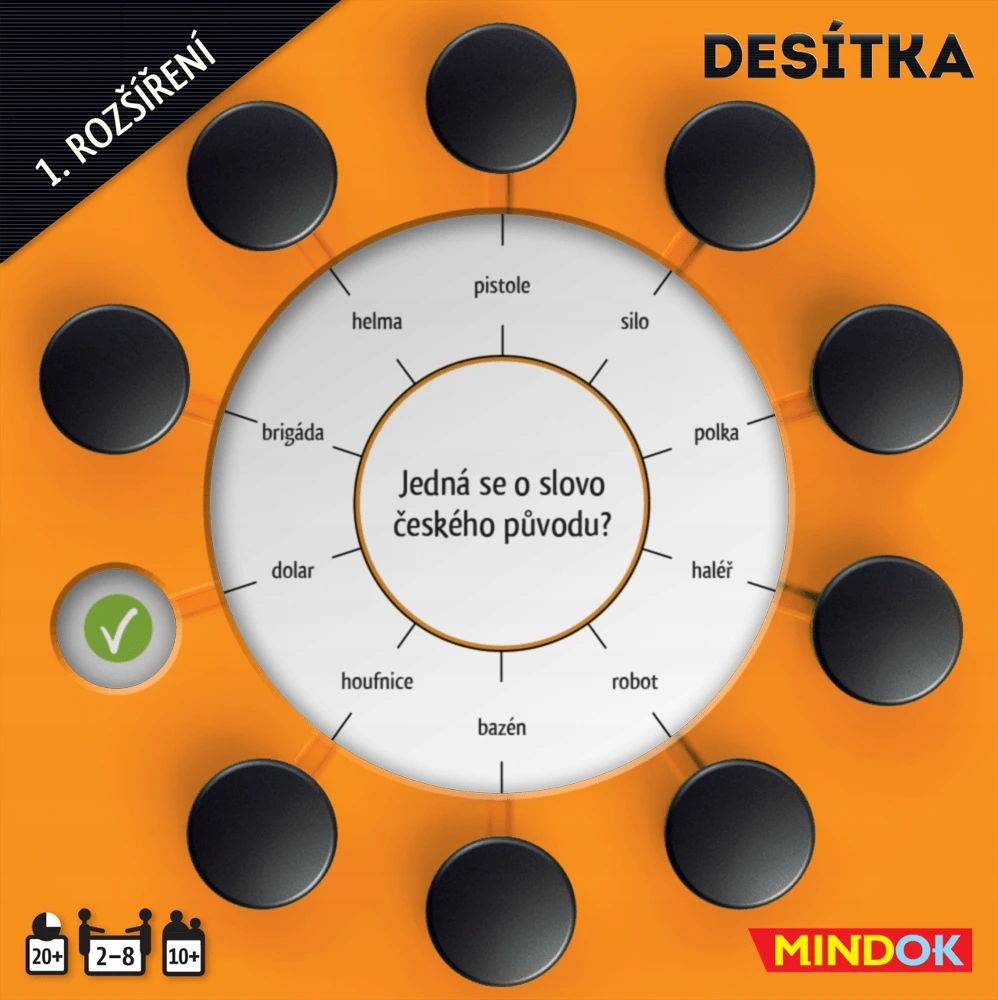 Desítka 1. rozšíření vědomostní hra