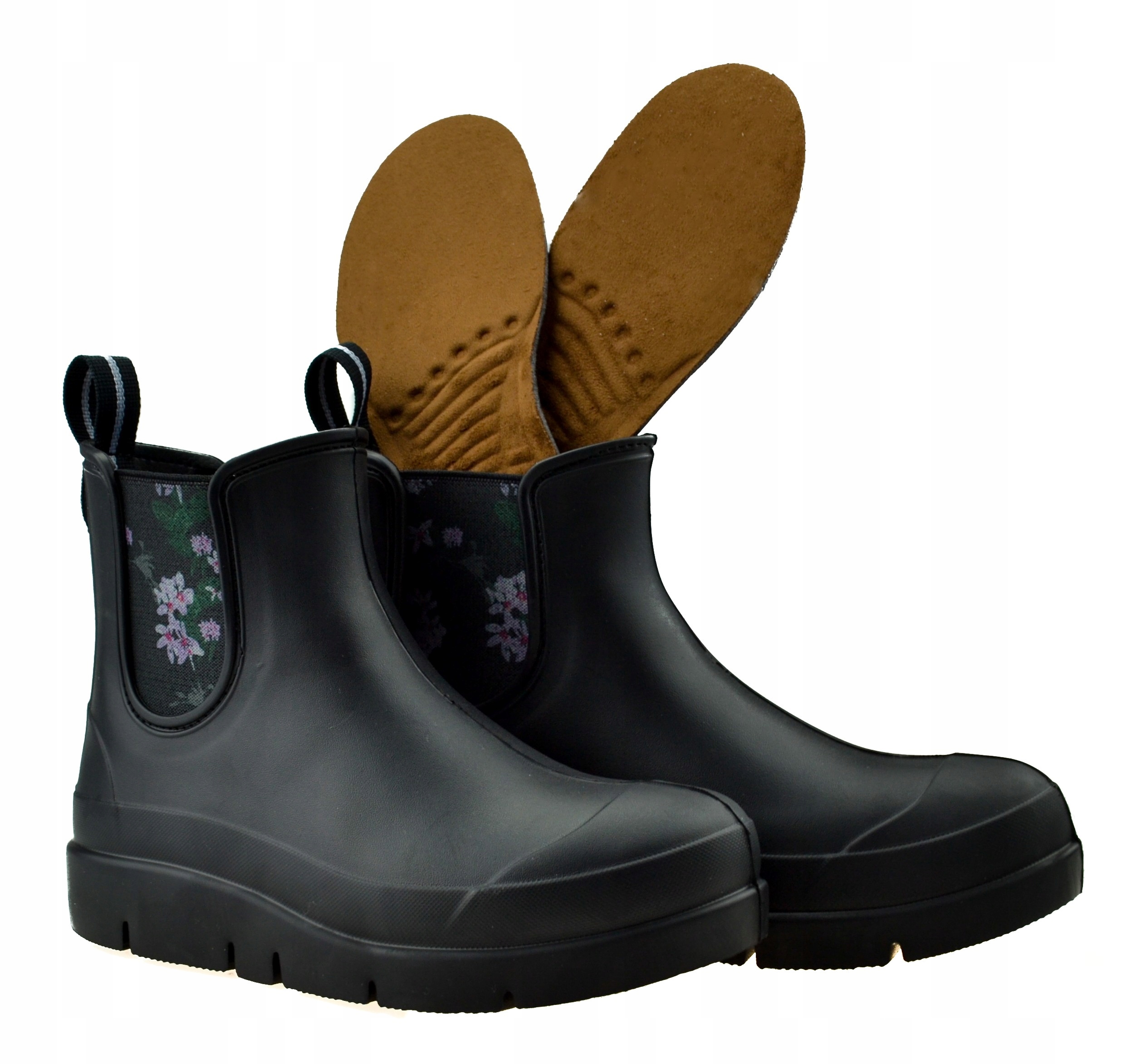 KALOSZE DAMSKIE STELLA KRÓTKIE CZARNE SZTYBLETY 36 Wzór dominujący bez wzoru