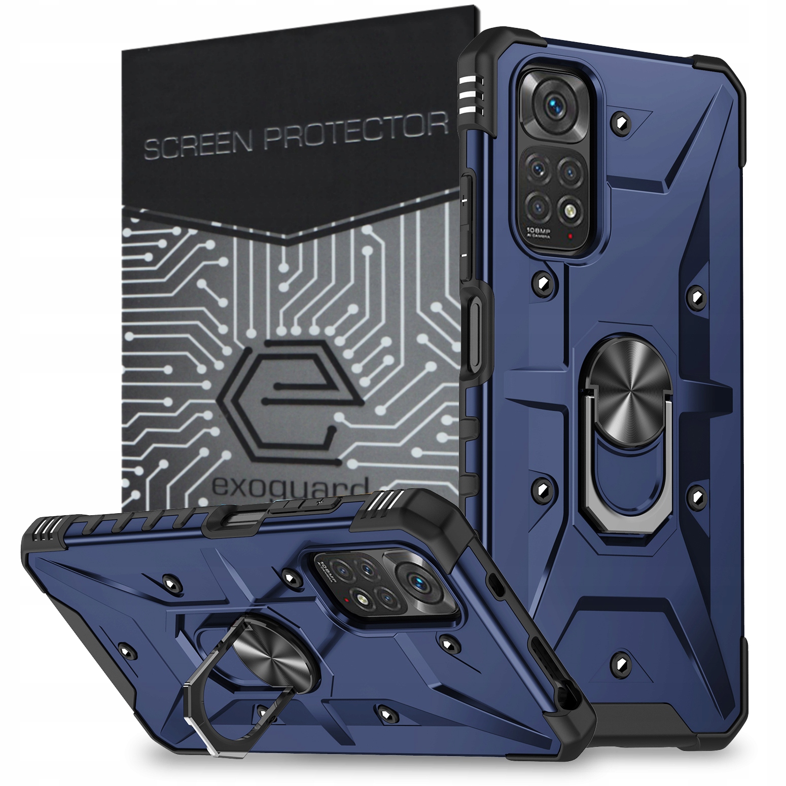 

Etui Pancerne+szkło do Xiaomi Redmi Note 11 11S