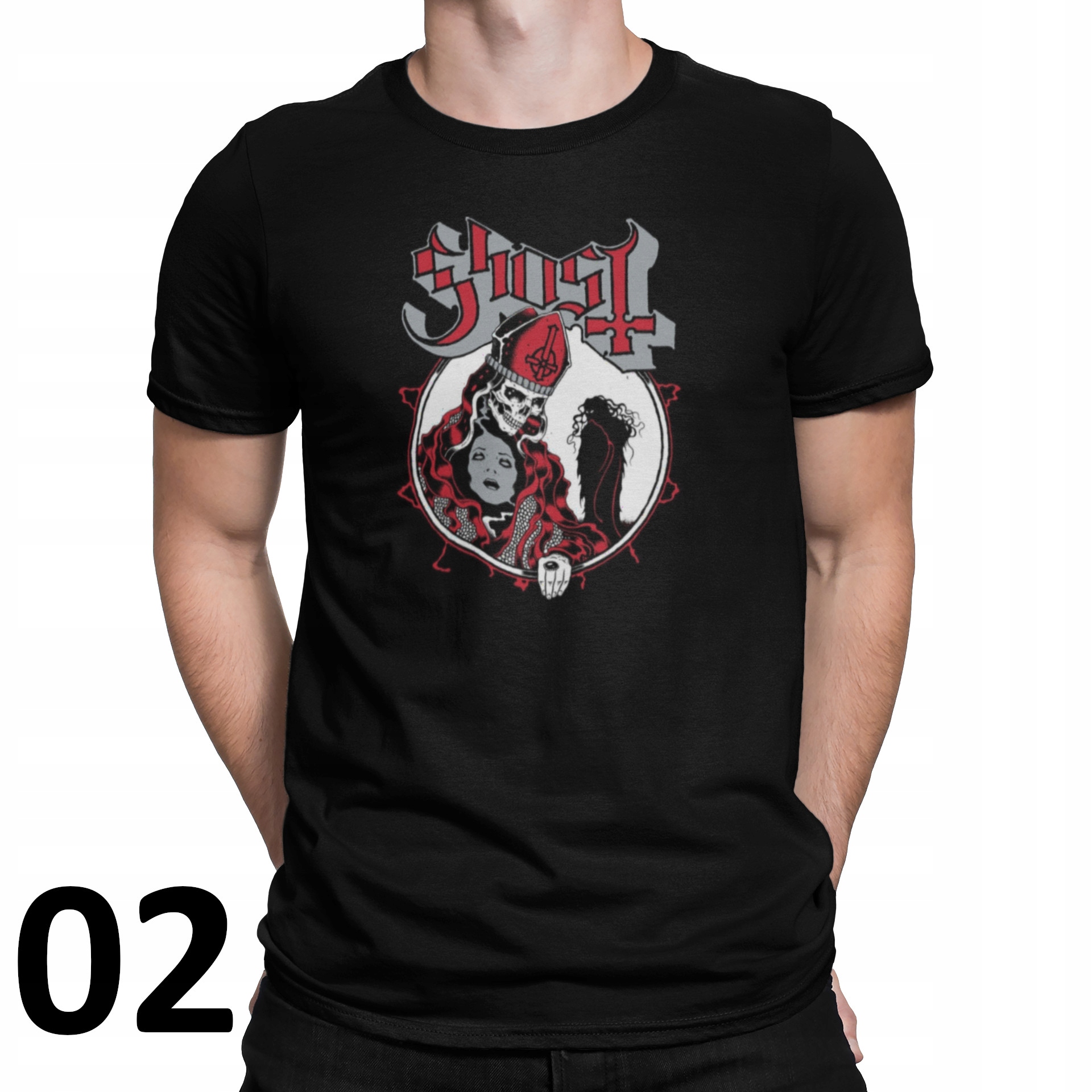 GHOST T-Shirt Koszulka 5 Wzorów XL Rozmiar XL