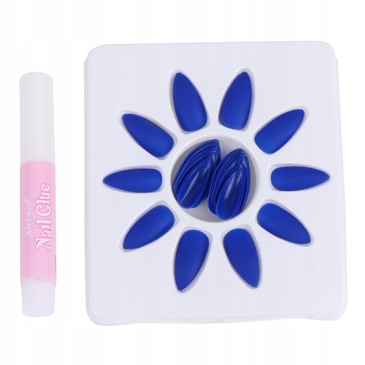 FAŁSZYWE PAZNOKCIE PRZYKLEJANE NA AKRYLOWYCH TYPACH FAŁSZYWE