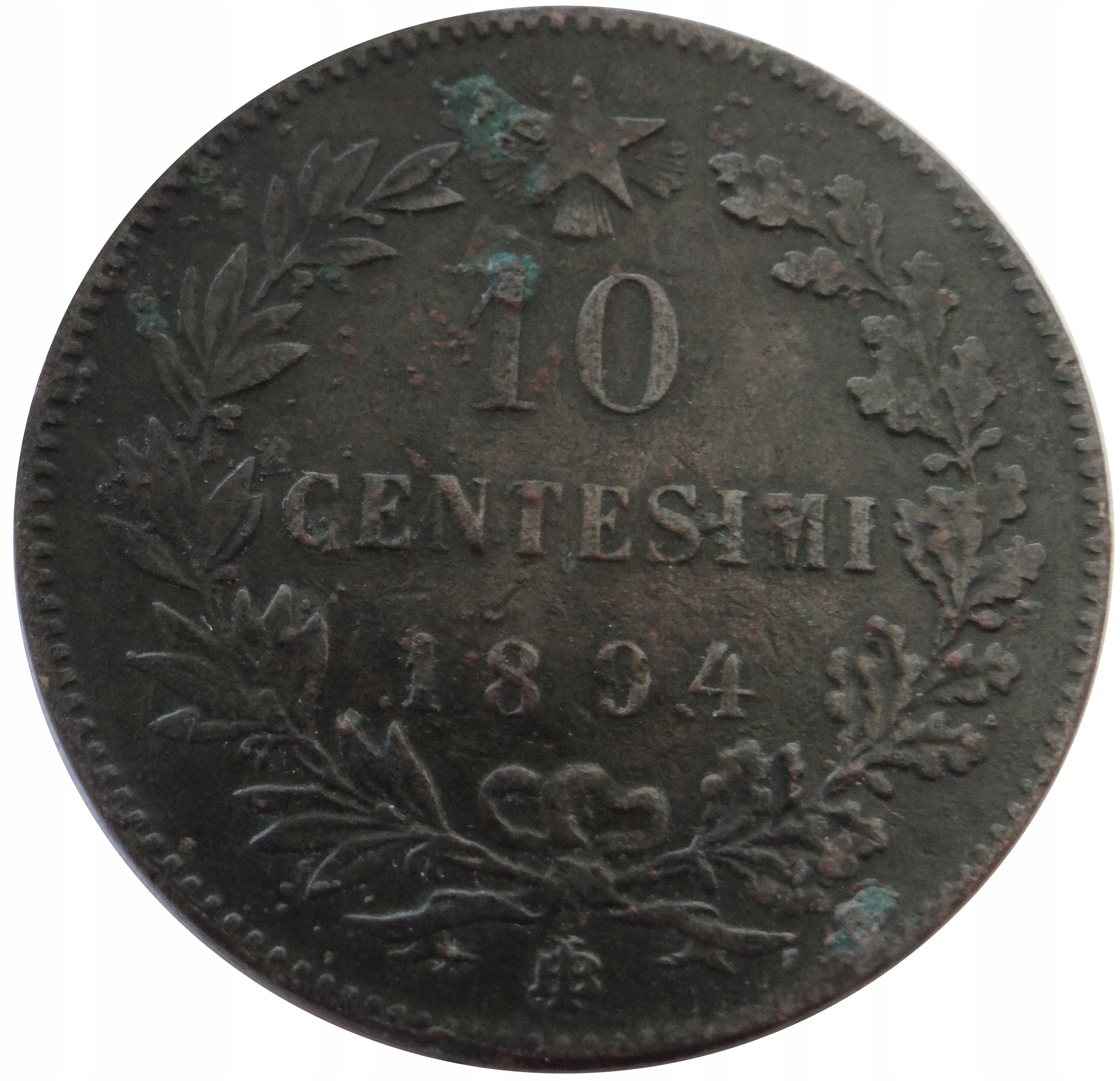 [10789] Włochy 10 centesimi 1894