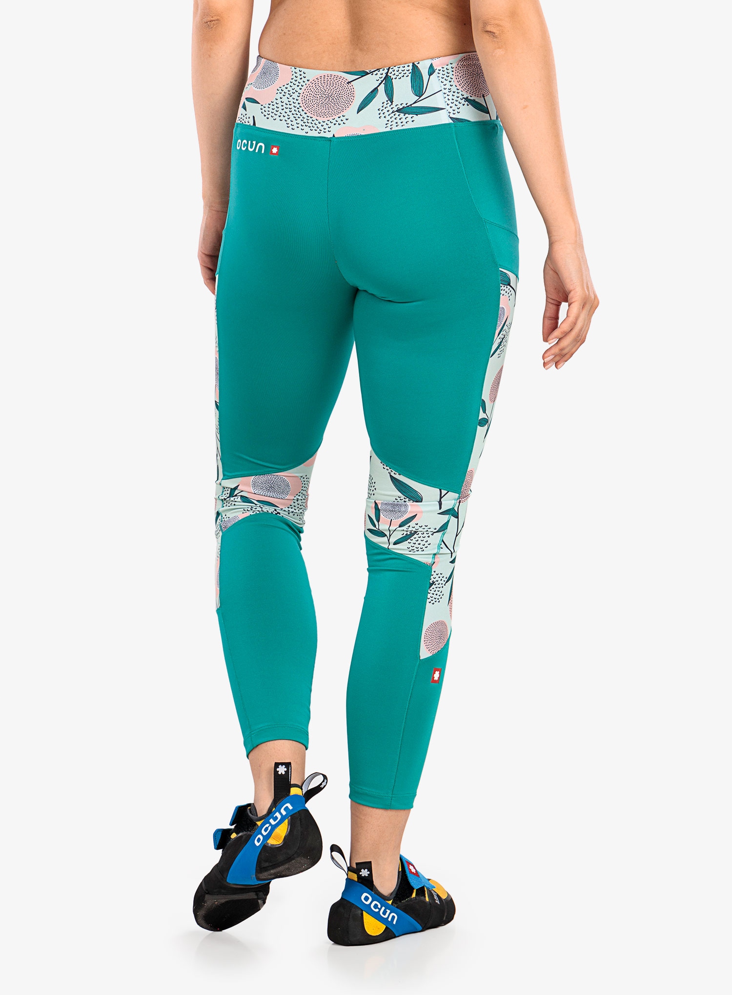 Legginsy wspinaczkowe damskie Ocun Rhea Leggings - green S Płeć kobieta
