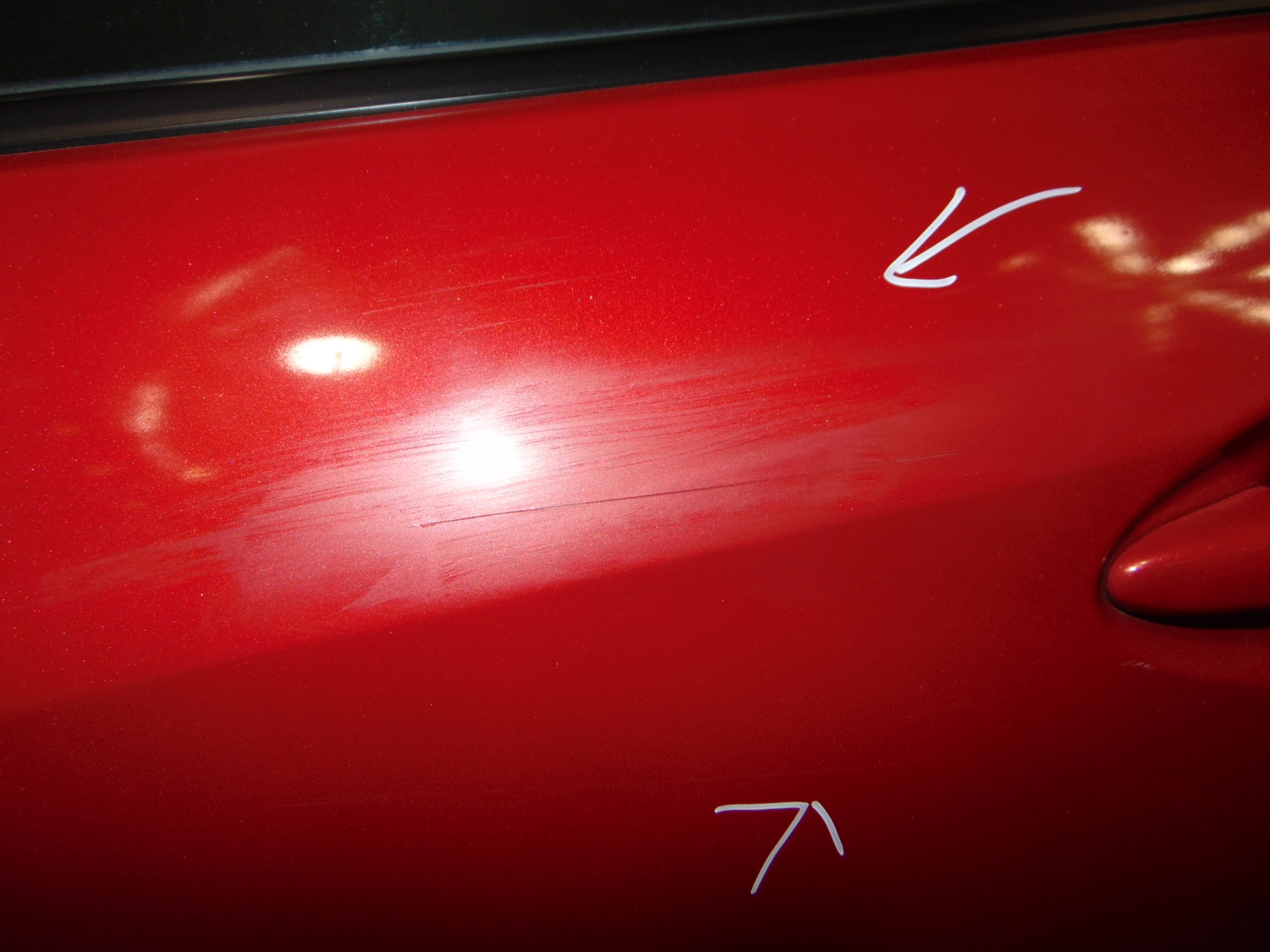 MAZDA 3 II BL 08-14 Tür heck links rote HB