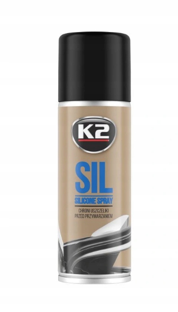 K2 SILIKON W SPRAYU DO USZCZELEK 100% 150ml