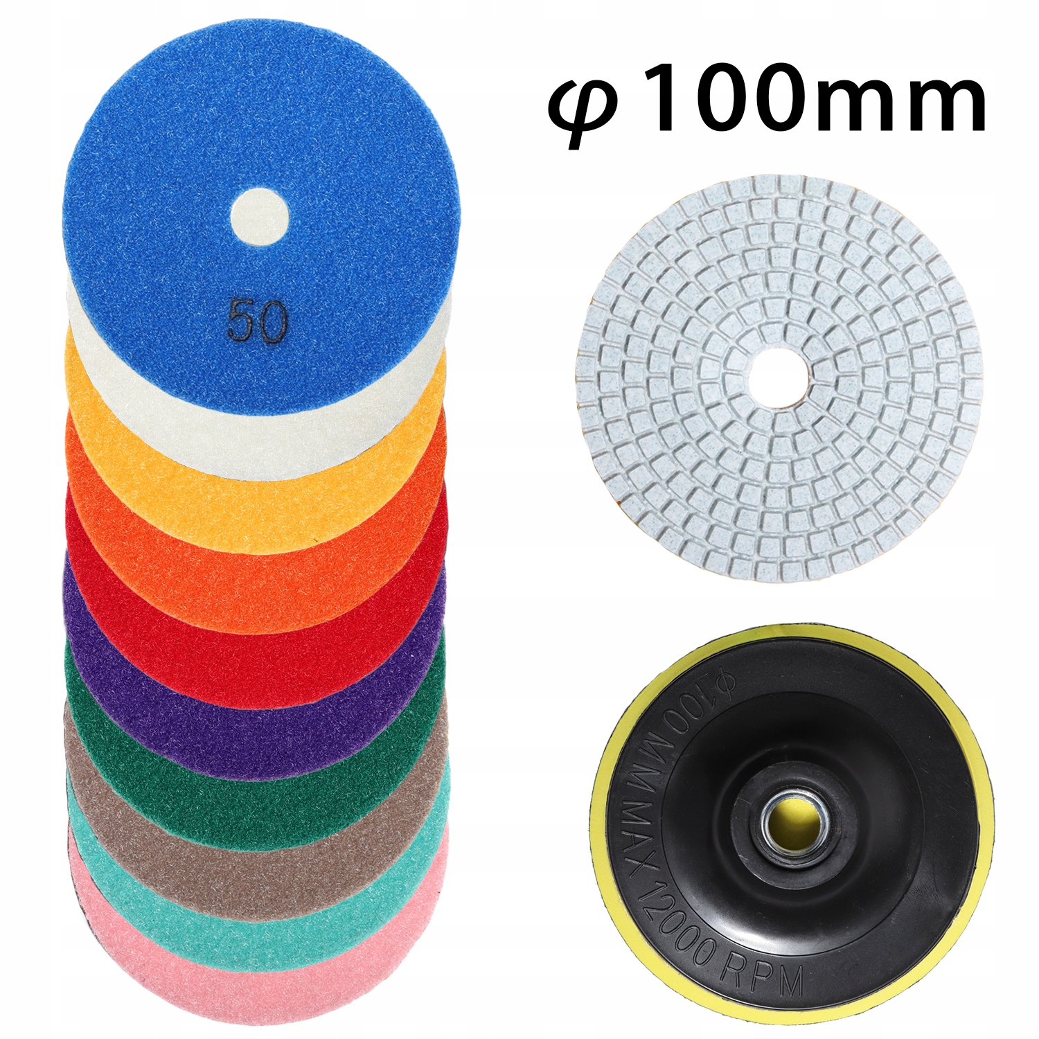 11DÍLNÁ Sada Diamantový Kotouč Pro Broušení Keramických Dlaždic