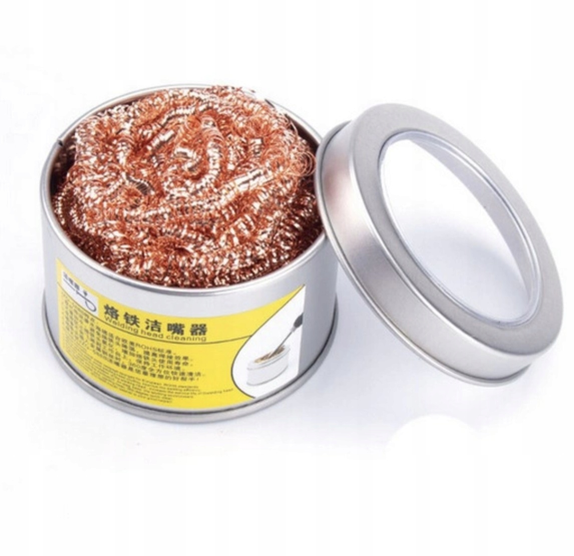 Miedziany Czyścik Do Grotów W Metalowym Pudełku Myjka Miedziana