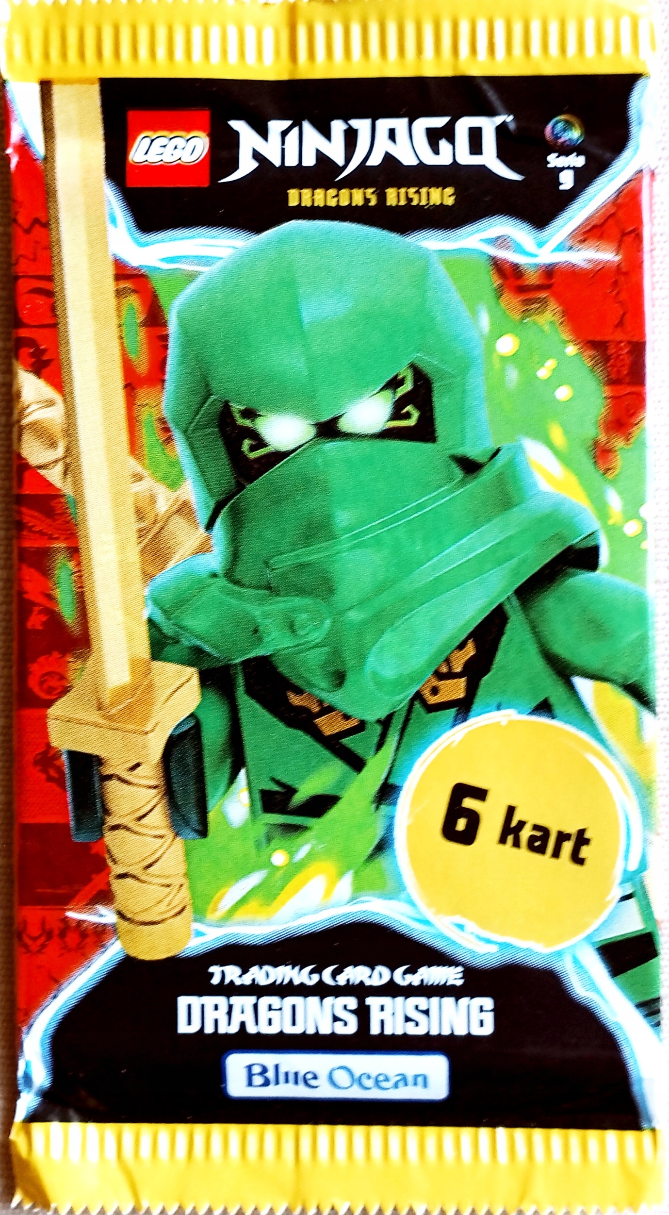 7 X KARTY LEGO NINJAGO seria 9 DRAGONS RISING 1 / 2024 Numer czasopisma 1
