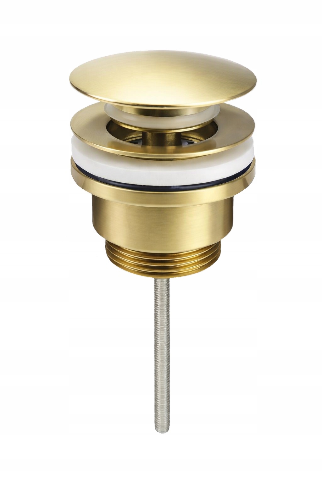 Klik-klak Umyvadlová Zátka, Kartáčované Zlato, Matná Výpust Pro Umyvadlo