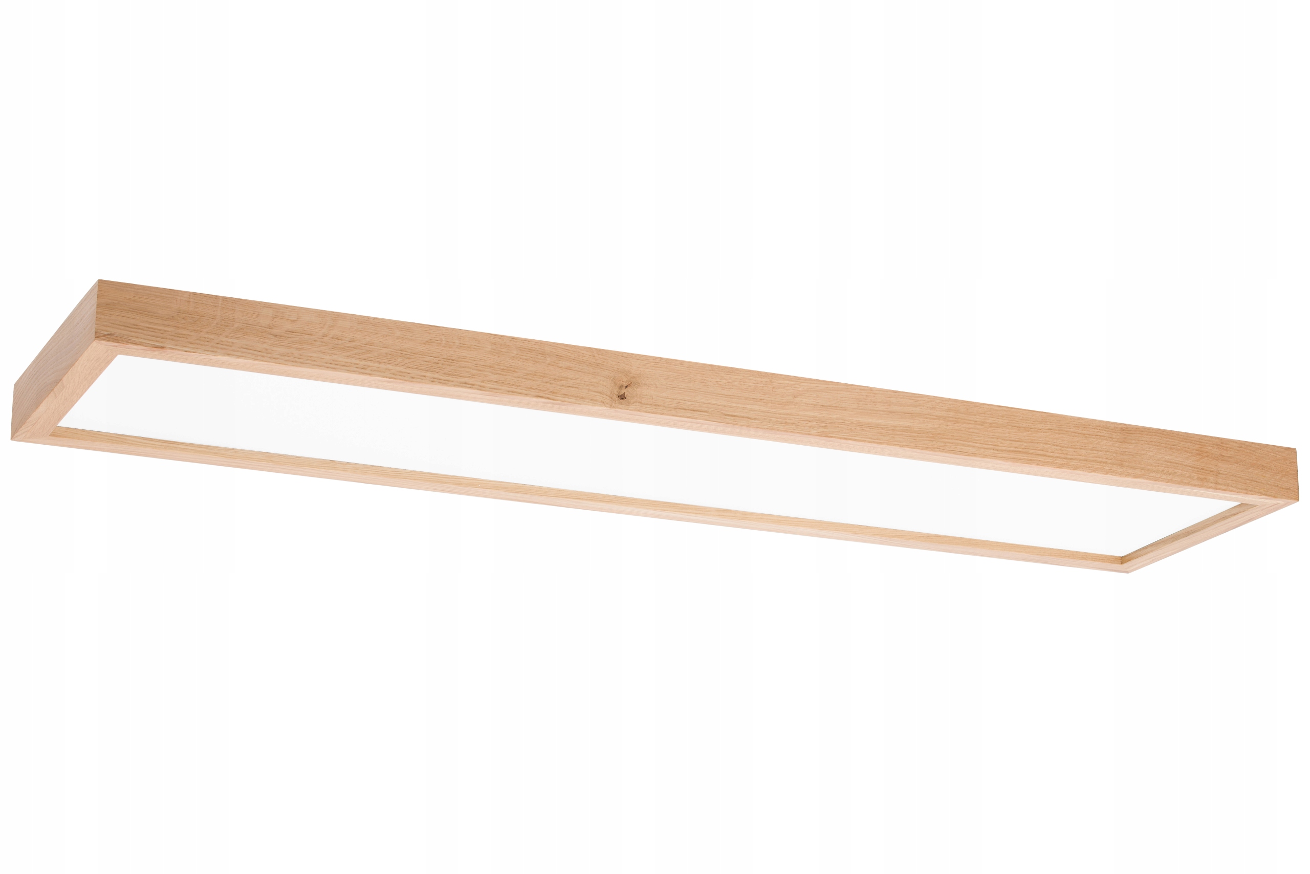 Lampa sufitowa Plafon Led Leja 120x30 Dąb 34W do korytarza, pokoju Stylowa