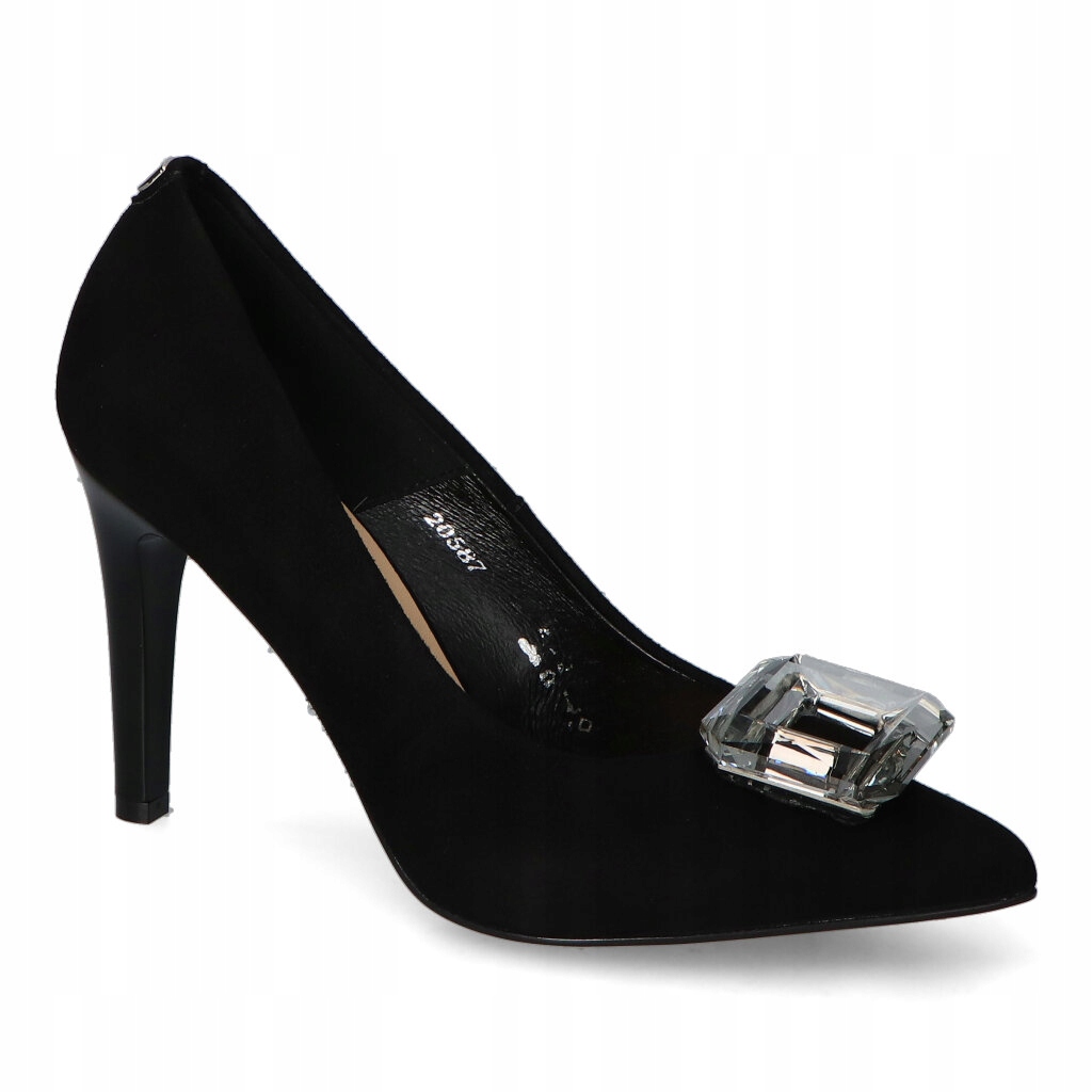 Boty Sala 20587/21 Černý semiš 36